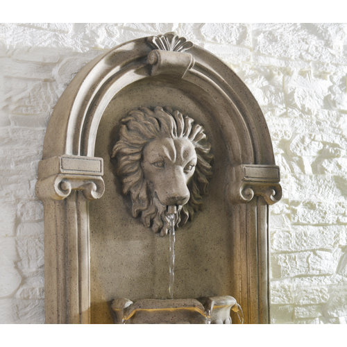 World Menagerie Resin Wall Fountain with Light & Reviews Wayfair